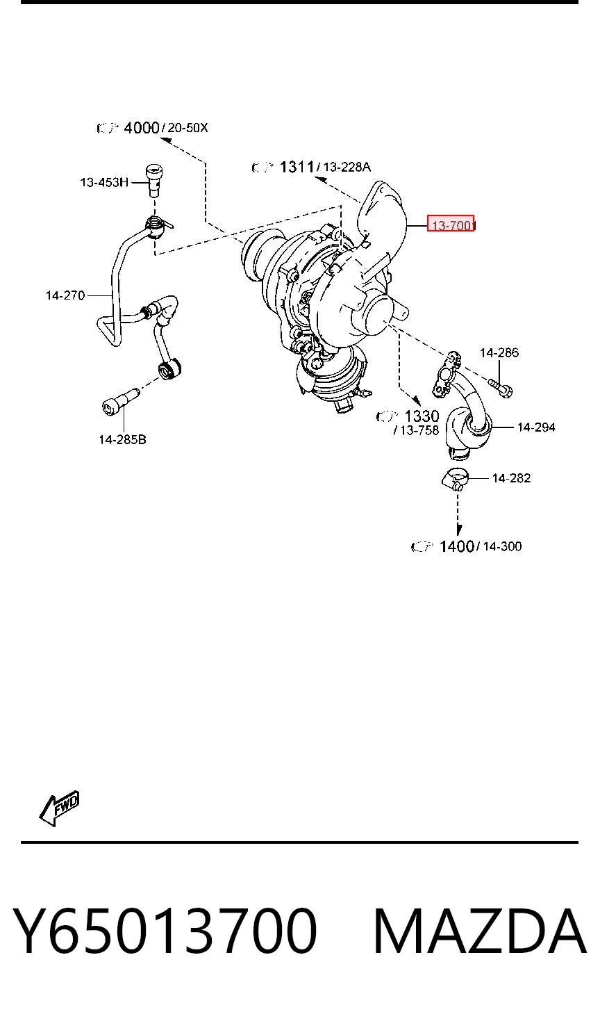 Turbocompresor Ford Focus III desde 193,12 €