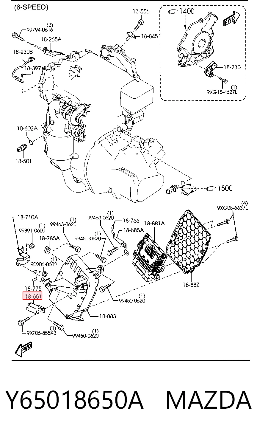 Relé de bujías incandescentes Peugeot Partner II (2008-2018)
