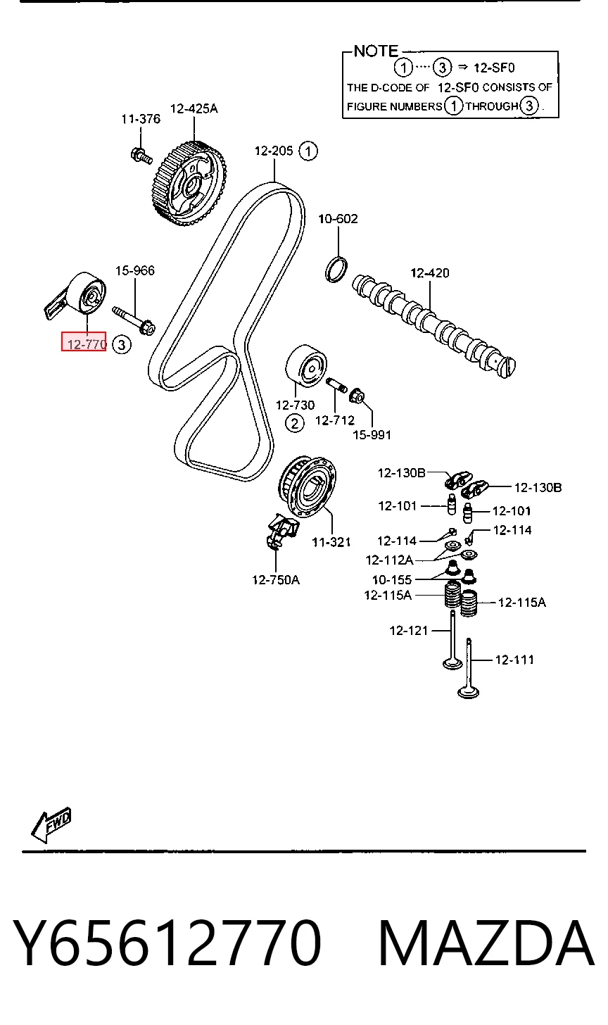 Y65612770 Mazda