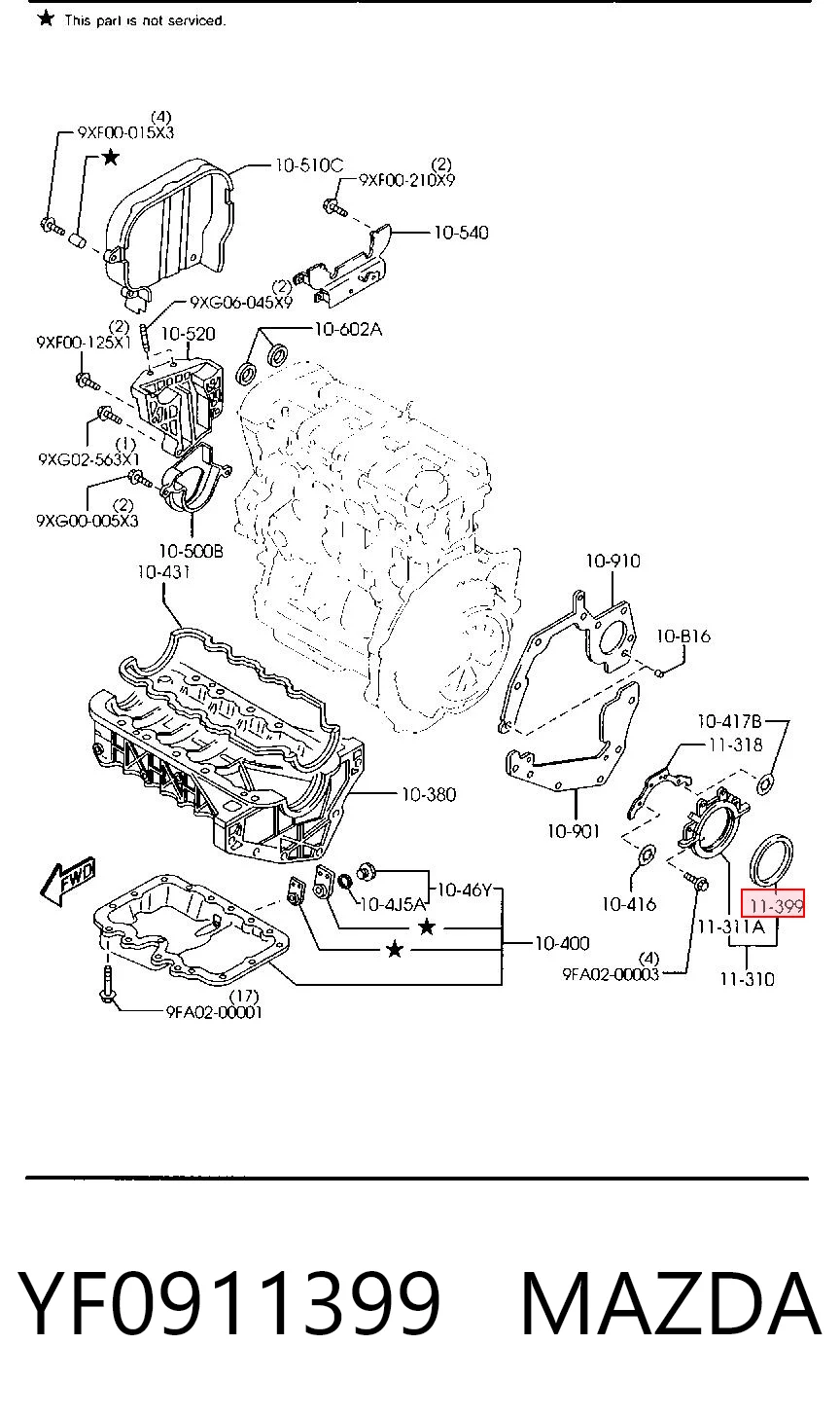 YF0911399 Mazda