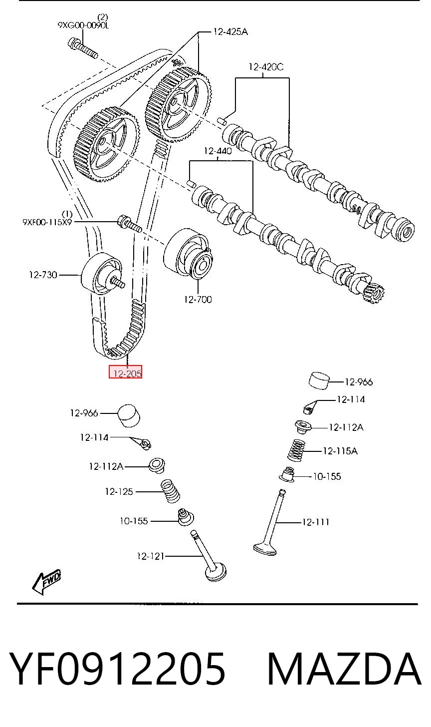 YF0912205 Mazda