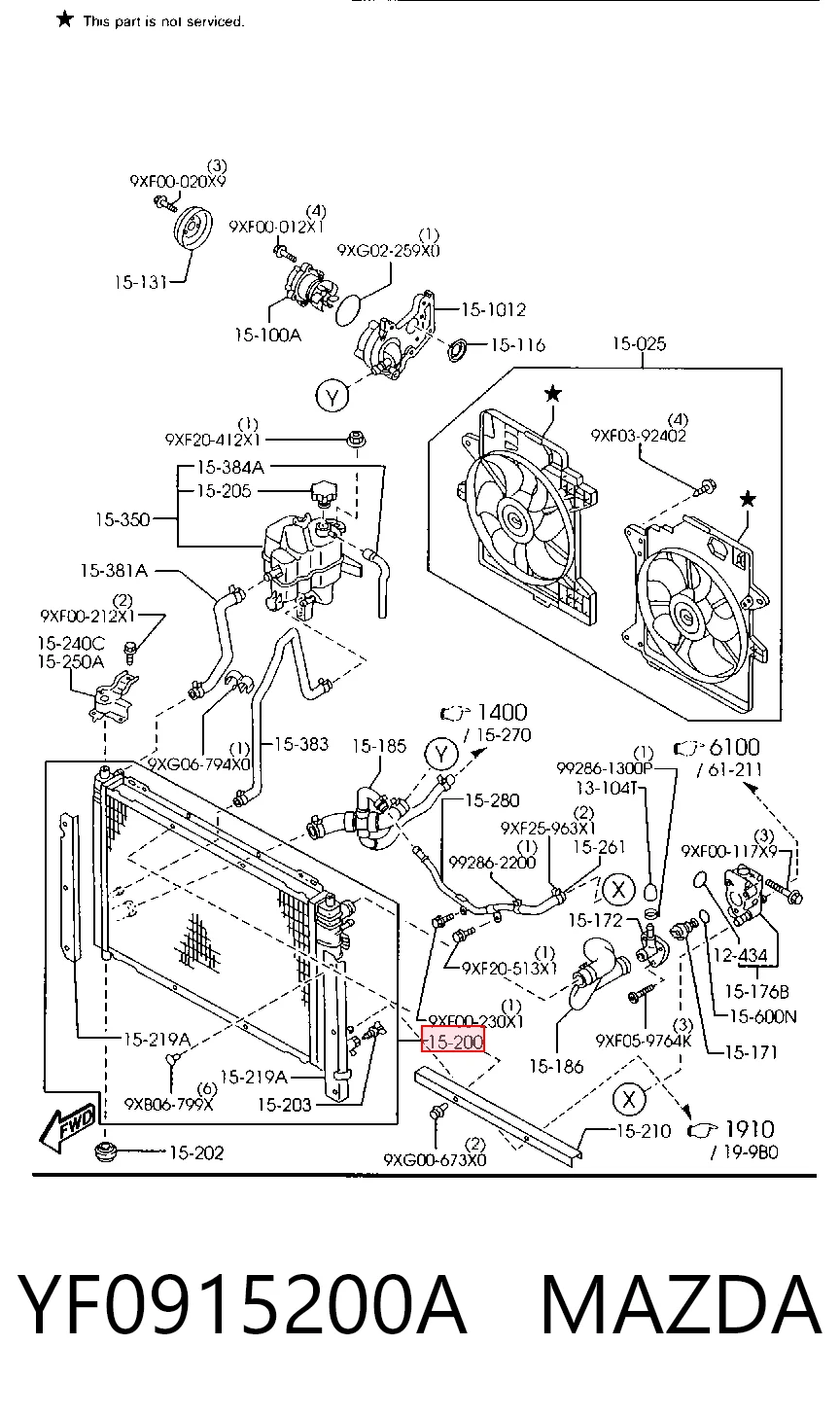 Refrigeración del motor Ford Maverick II (2001-2007)