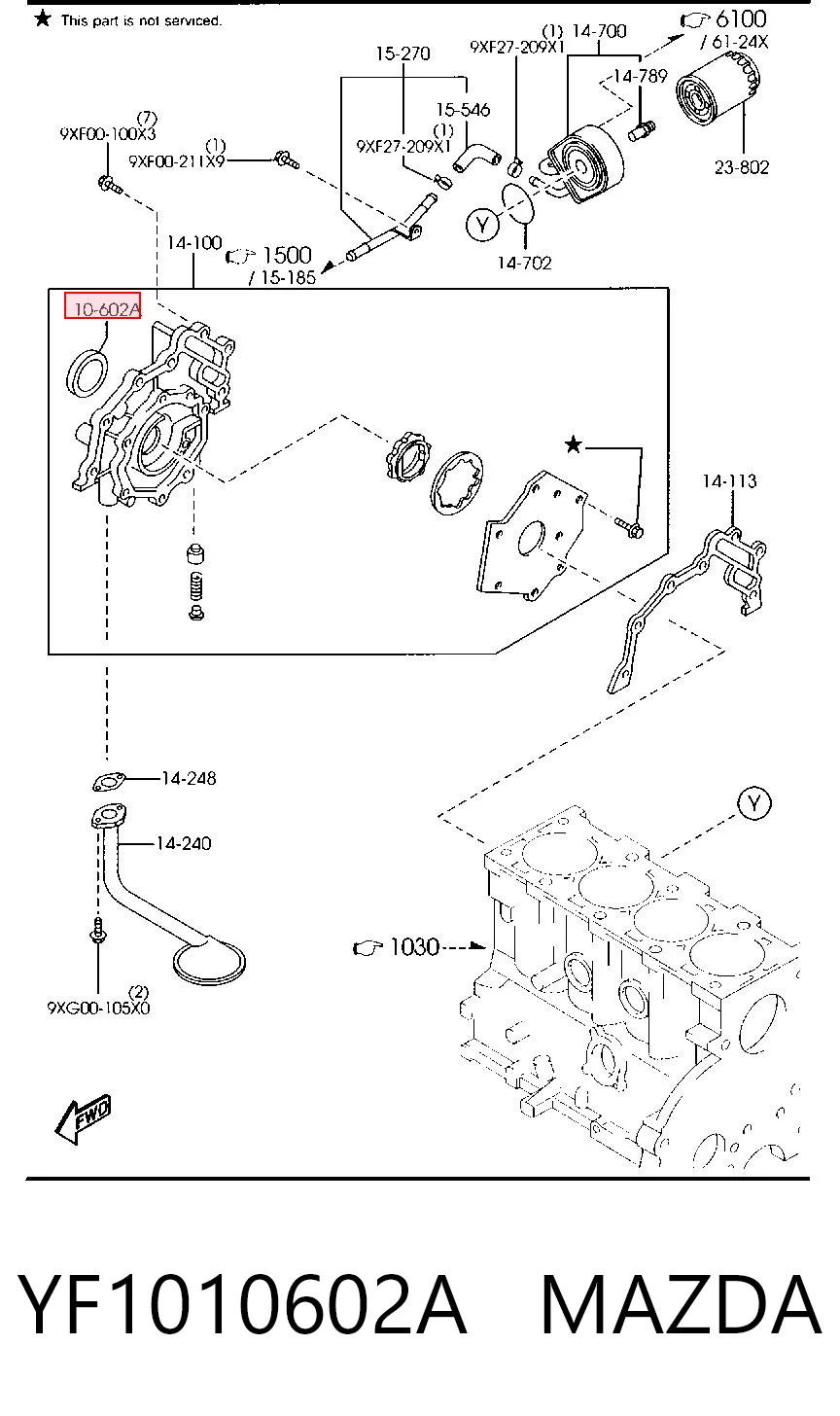 Comprar Retén de cigüeñal frontal Ford Fiesta Mk2 FBD