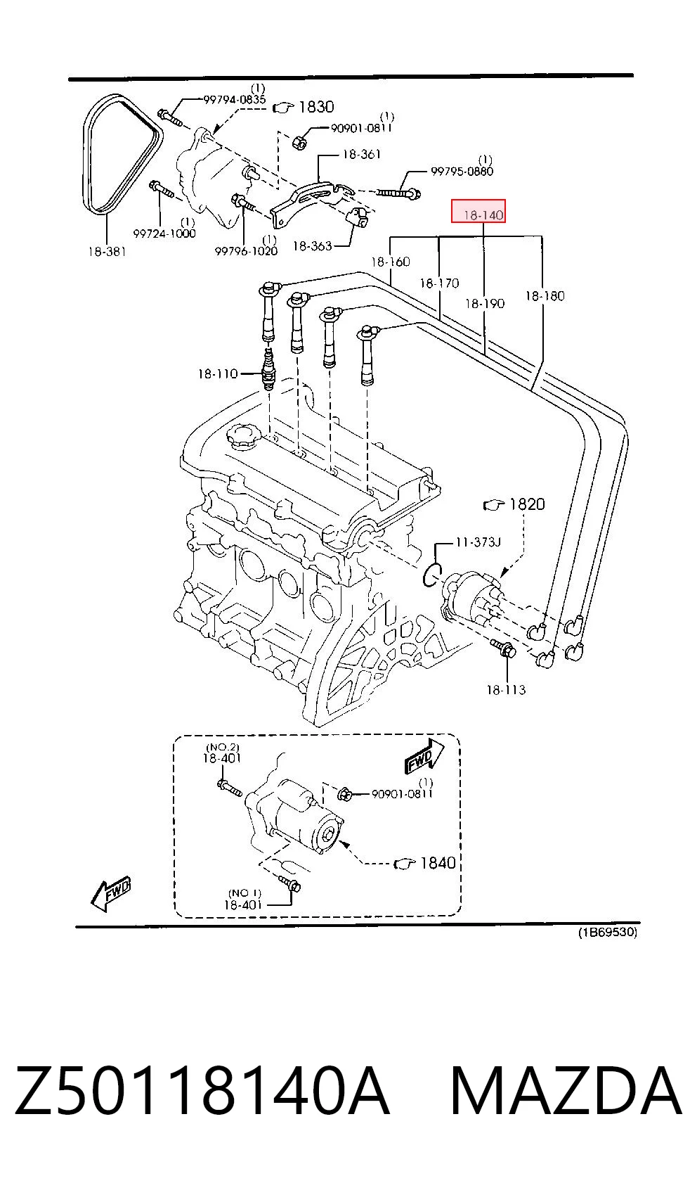 Z50118140A Mazda