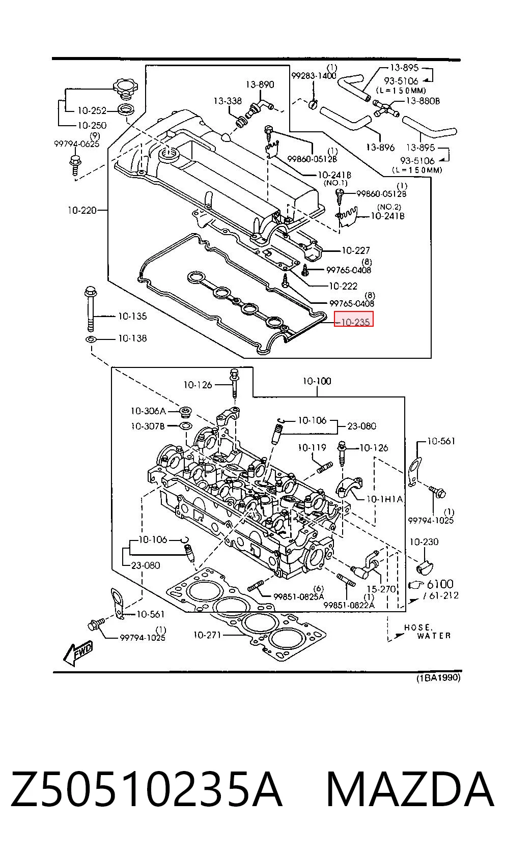 Z50510235A Mazda