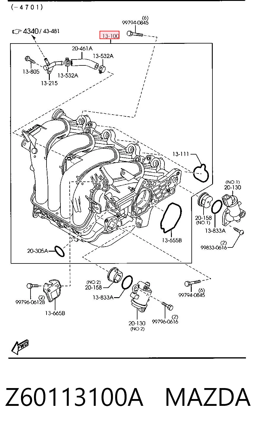 Z60113100A Mazda