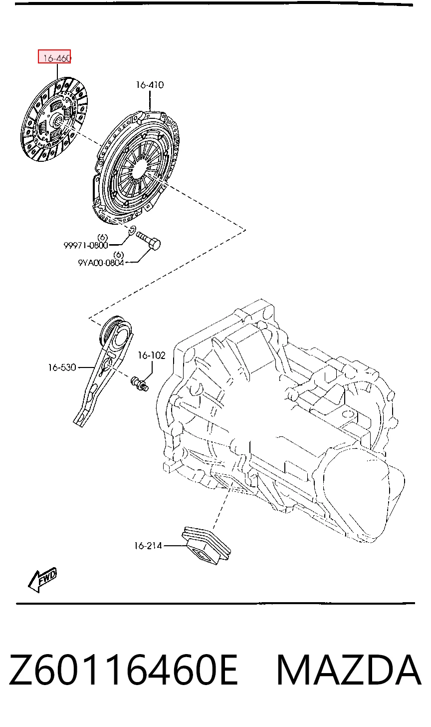Z60116460E Mazda