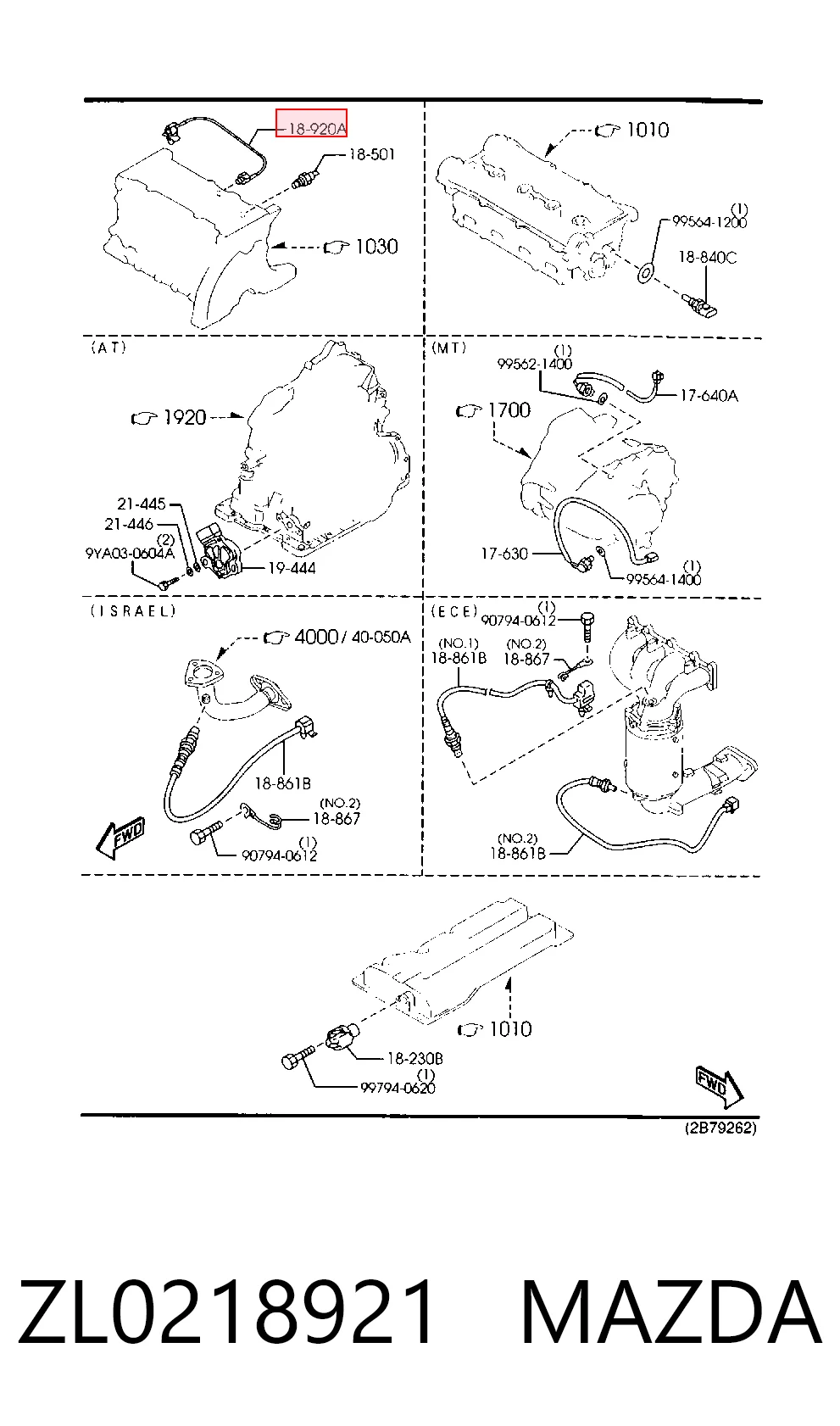 Comprar Sensor de detonacion Mazda 323 F VI BJ