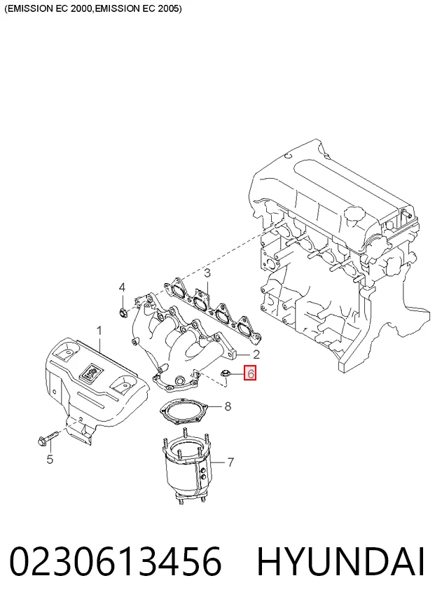 0230613456 Hyundai/Kia