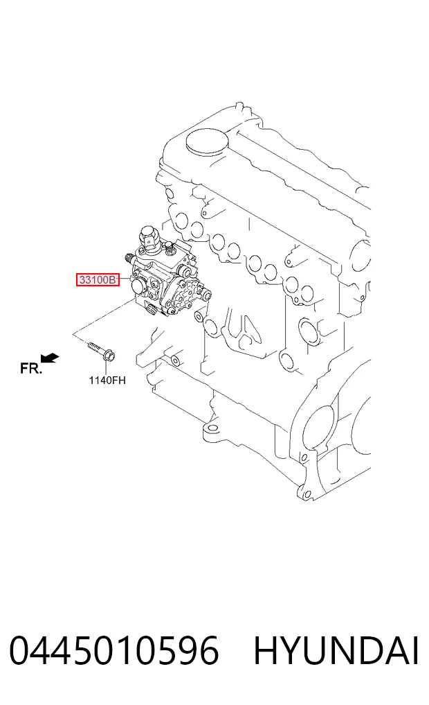 0986437447 Bosch Bomba de inyección