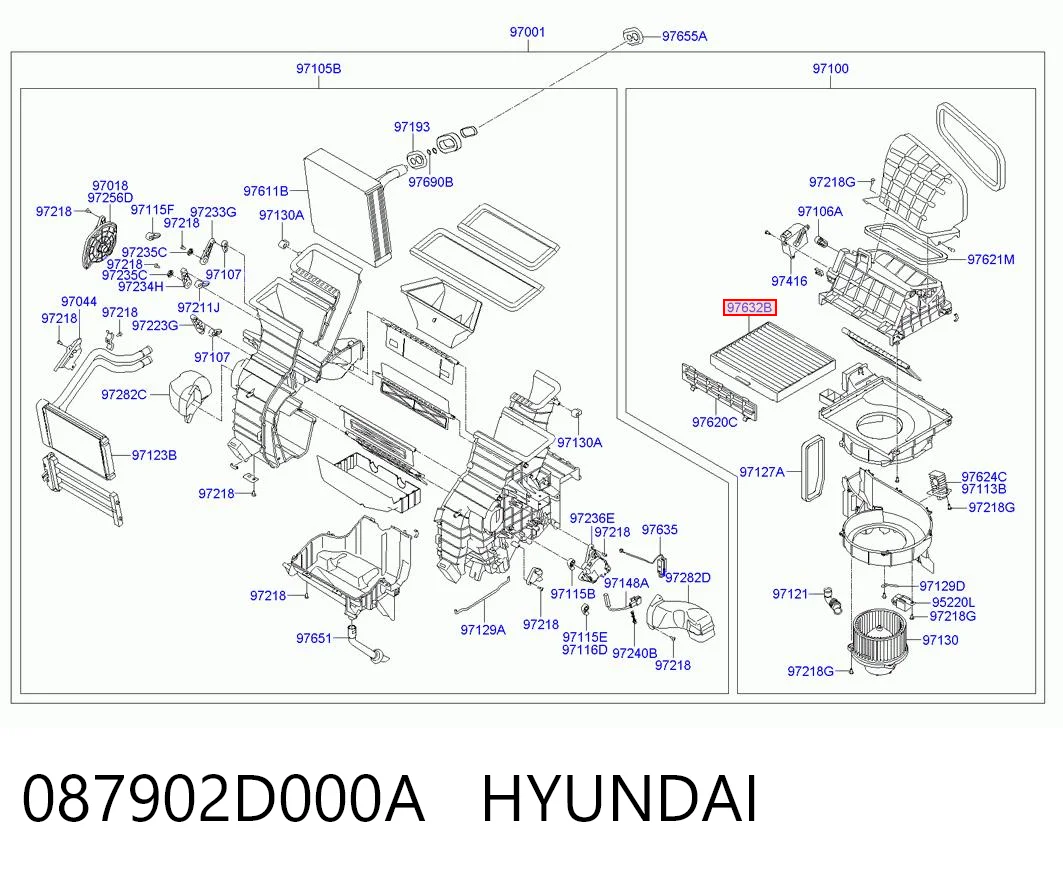 087902D000A Hyundai/Kia Filtro antipolen
