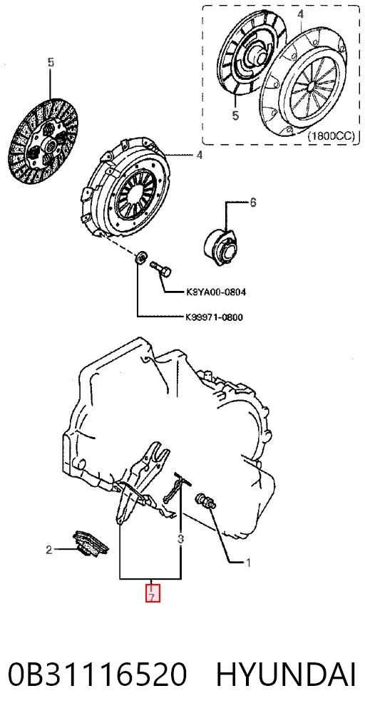 0B31116520 Hyundai/Kia