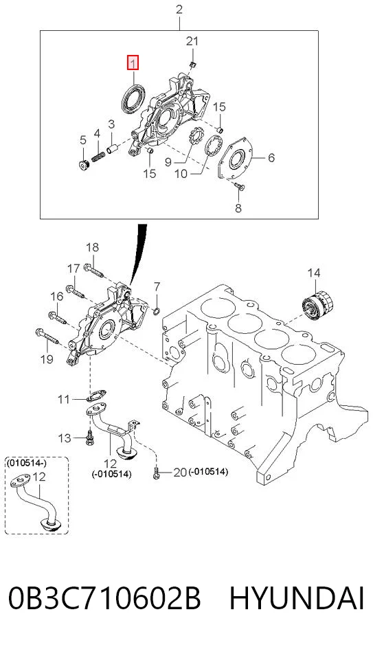 0B3C710602B Hyundai/Kia