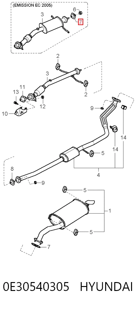 0E30540305 Hyundai/Kia