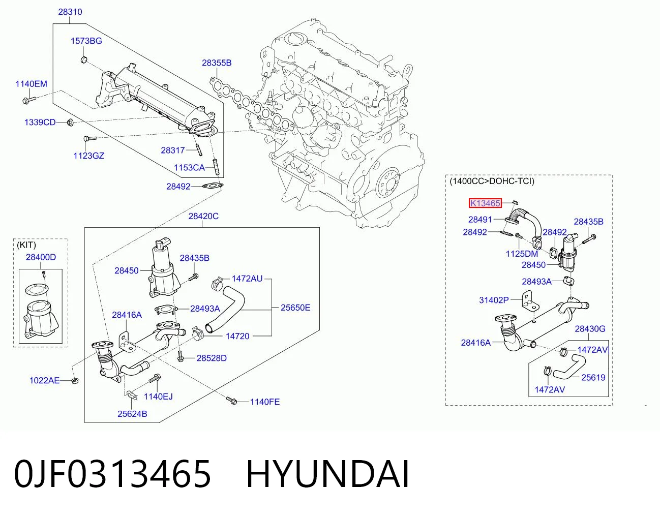 0JF0313465 Hyundai/Kia