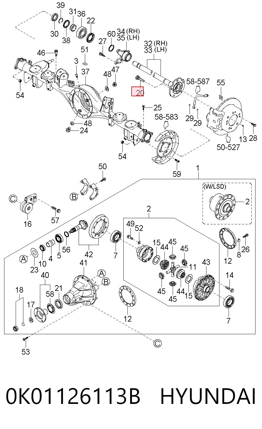 0K01126113B Hyundai/Kia