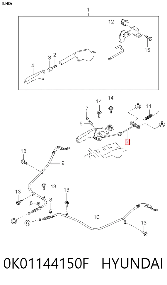 0K01144150F Hyundai/Kia