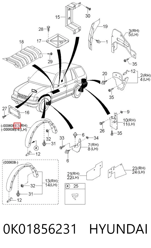 Comprar Paso de rueda delantero derecho KIA Sportage  K00 a bajo precio