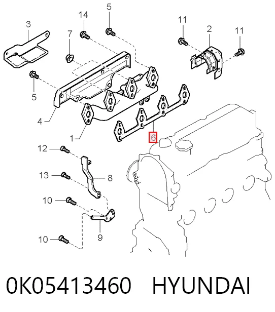 Comprar Junta de colector de escape Mazda 626 II GC a bajo precio