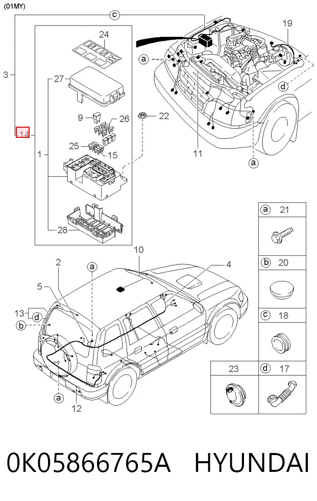 Comprar Caja de fusibles KIA Sportage  K00 a bajo precio