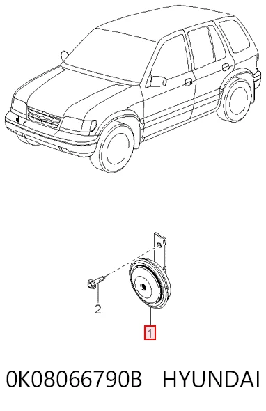 Bocina KIA Sportage (1994-2004)