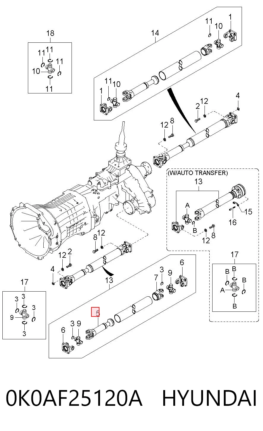 0K0AF25120A Hyundai/Kia