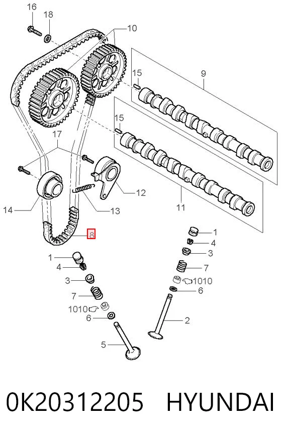 0K20312205 Hyundai/Kia