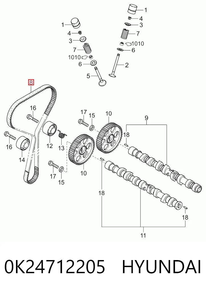 0K24712205 Hyundai/Kia