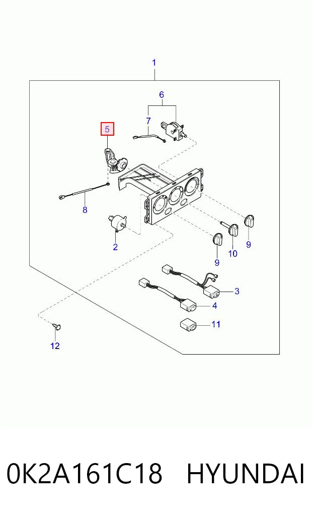 Comprar Módulo de modos de calefacción/aire acondicionado KIA Carens  FC a bajo precio