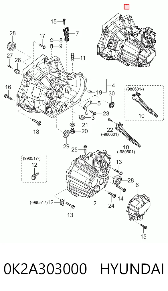 0K2A303000 Hyundai/Kia