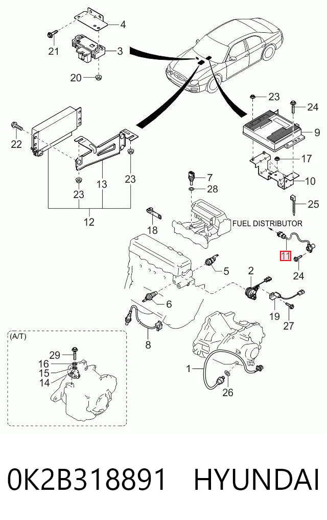 0K2B318891 Hyundai/Kia