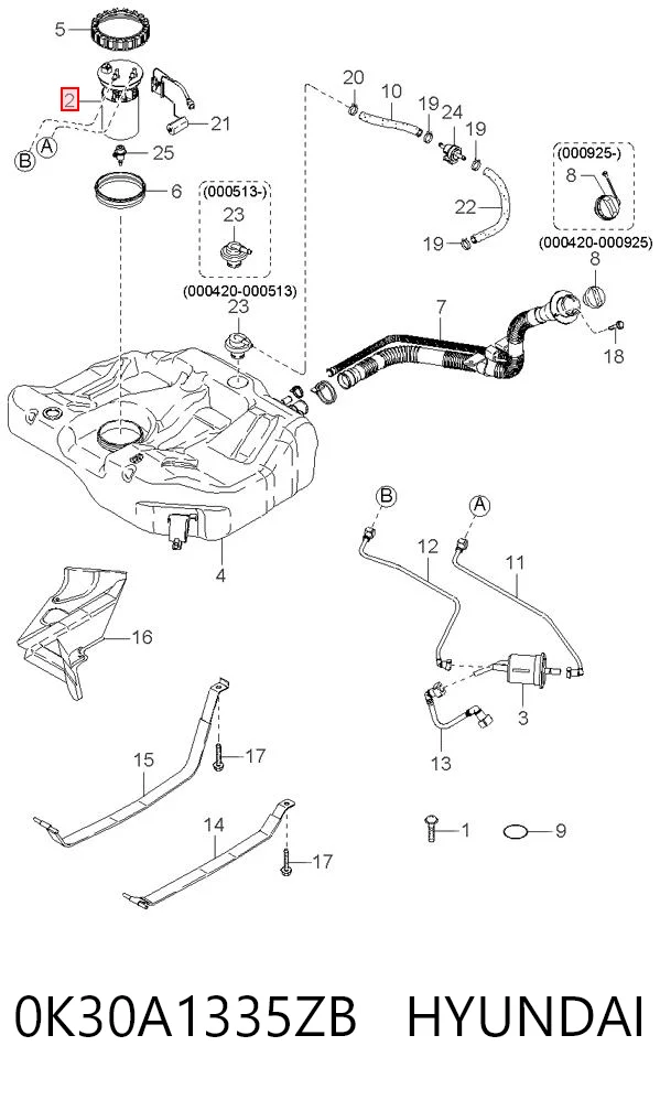 0K30A1335ZB Hyundai/Kia