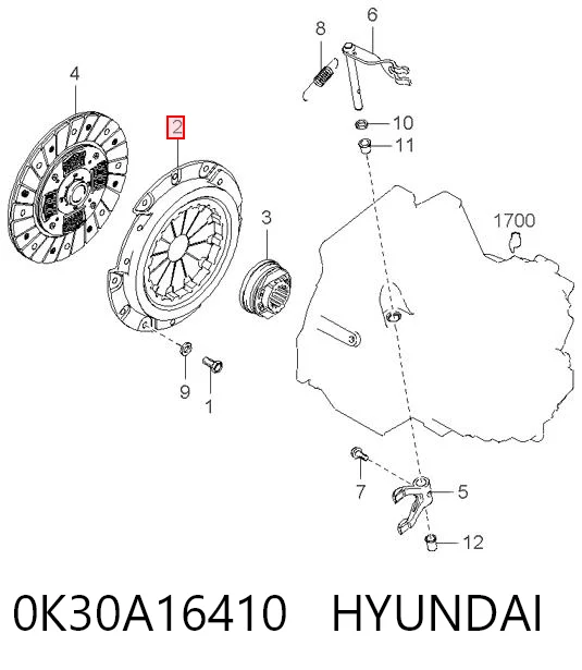0K30A16410 Hyundai/Kia