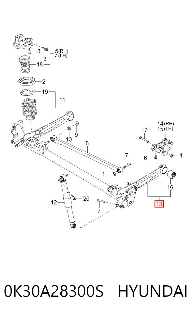Comprar Subchasis trasero soporte motor KIA Rio I DC a bajo precio
