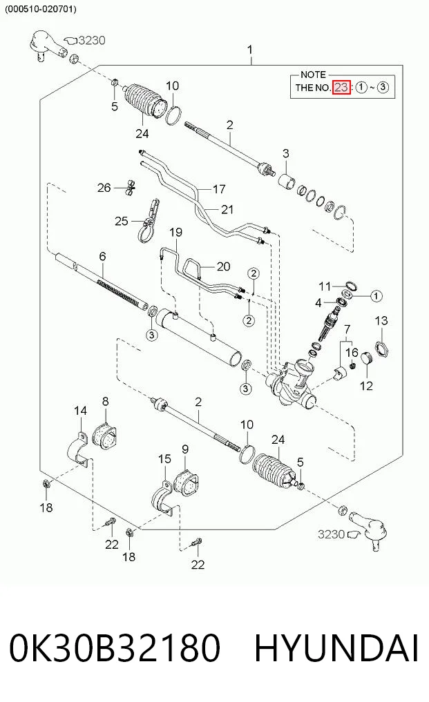 0K30B32180 Hyundai/Kia