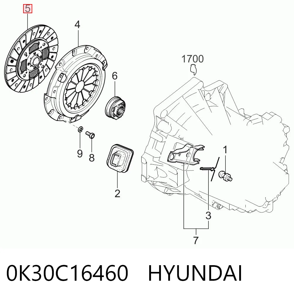 0K30C16460 Hyundai/Kia