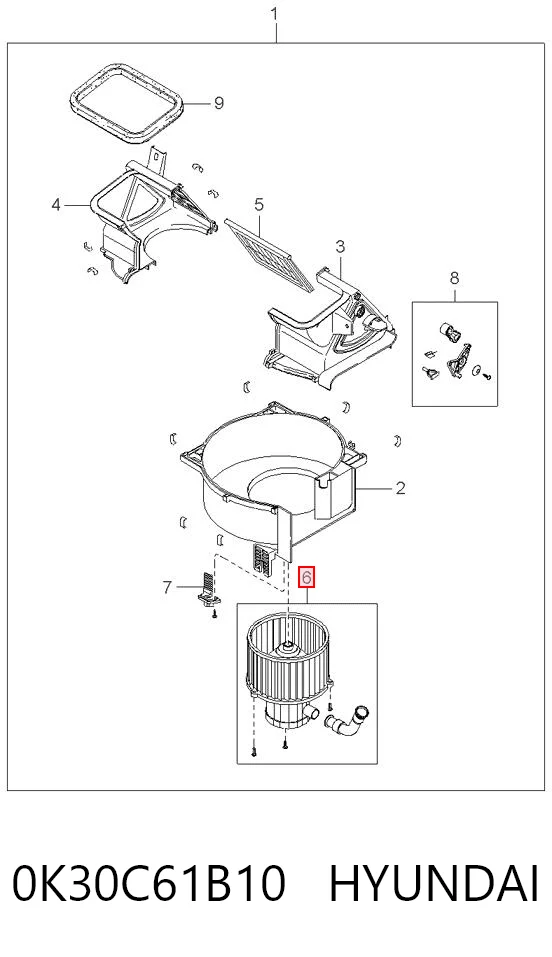 Comprar Ventilador habitáculo KIA Rio I DC