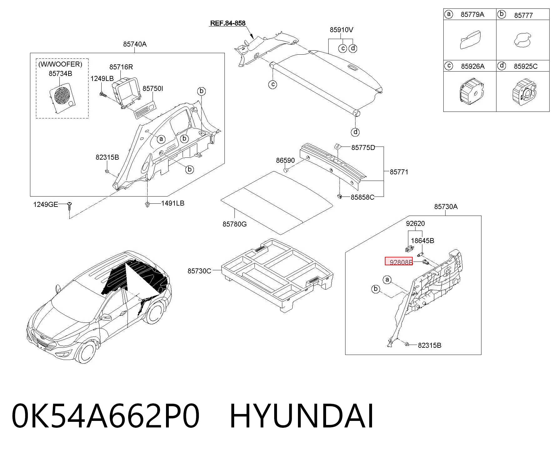 0K54A662P0 Hyundai/Kia Encendedor de cigarillos 