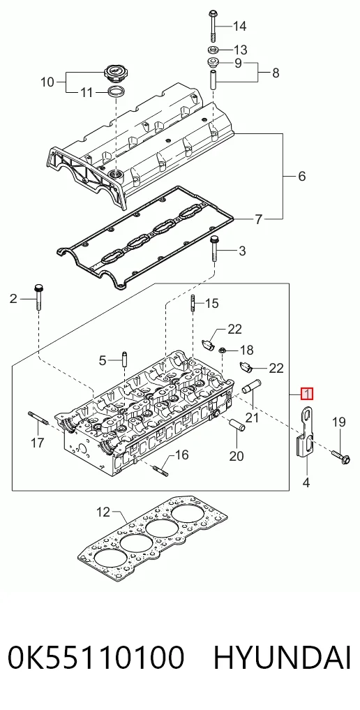 Cabeza del motor para KIA Carnival I UP