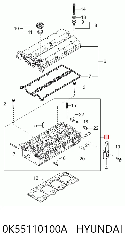 Cabeza de cilindro KIA Carnival I monovolumen (UP) (1999 - 2001) precio, desde 415,26 EUR