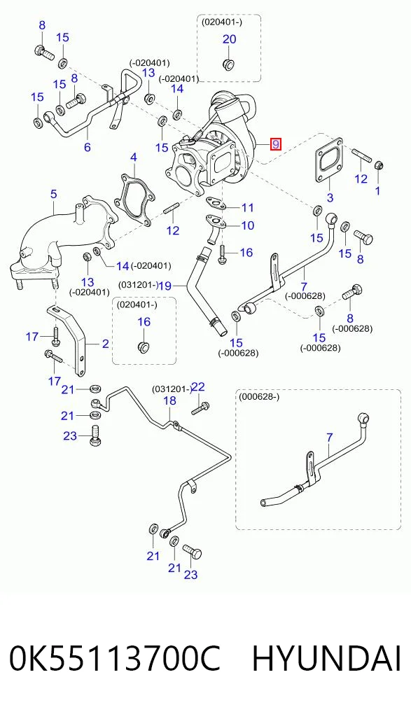 Turbocompresor KIA Carnival III monovolumen (VQ) (2005 - 2015) precio, desde 68,24 EUR