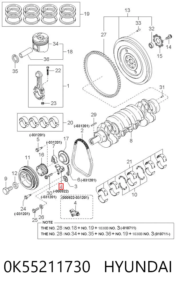Comprar Tensor de cadena de distribución KIA Carnival II GQ a bajo precio