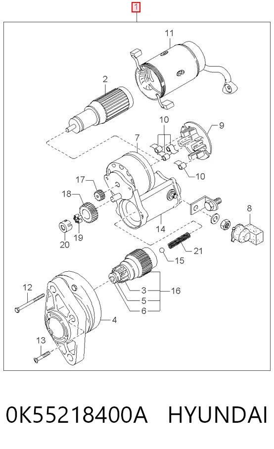 0K55218400A Hyundai/Kia