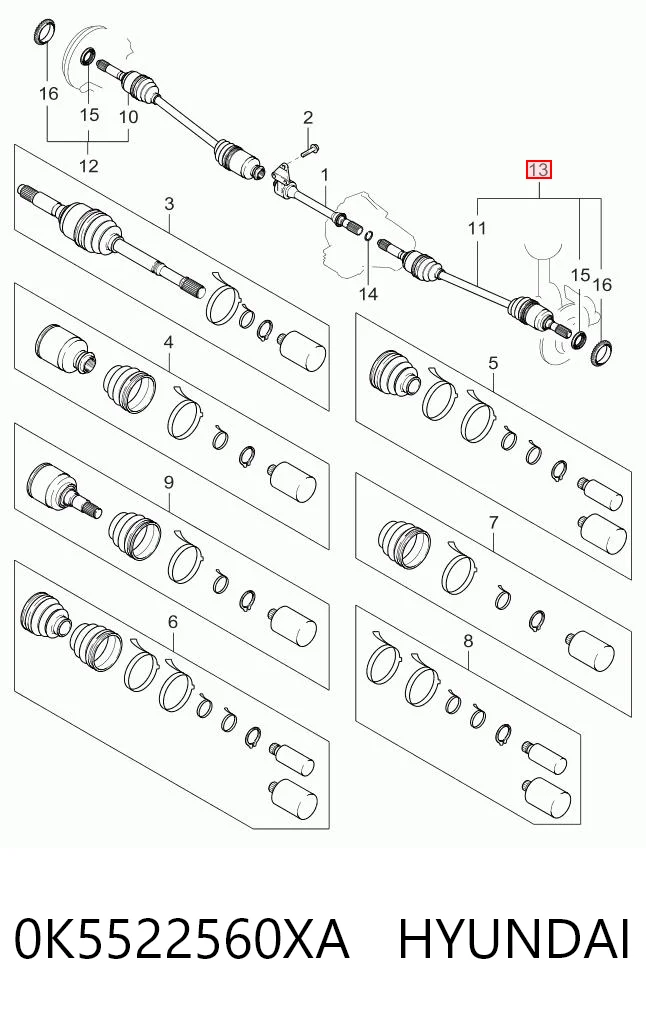 Semieje delantero derecho Tangun J21017 precio, desde 40,29 EUR