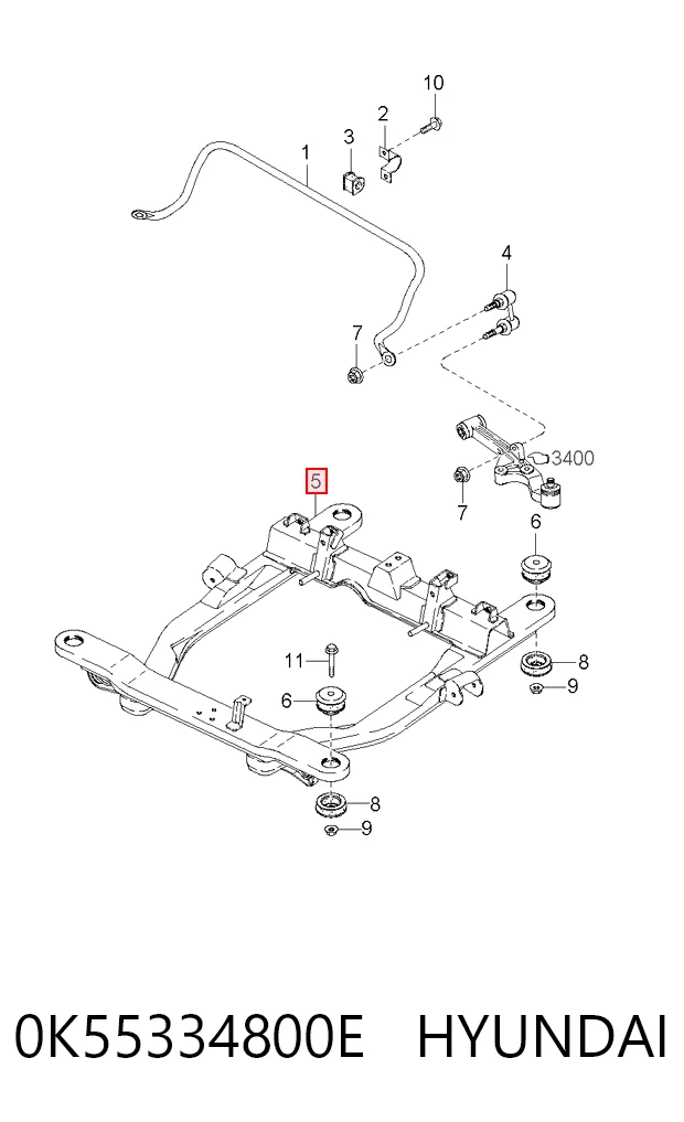 Bastidor delantero KIA Carnival I monovolumen comprar en España