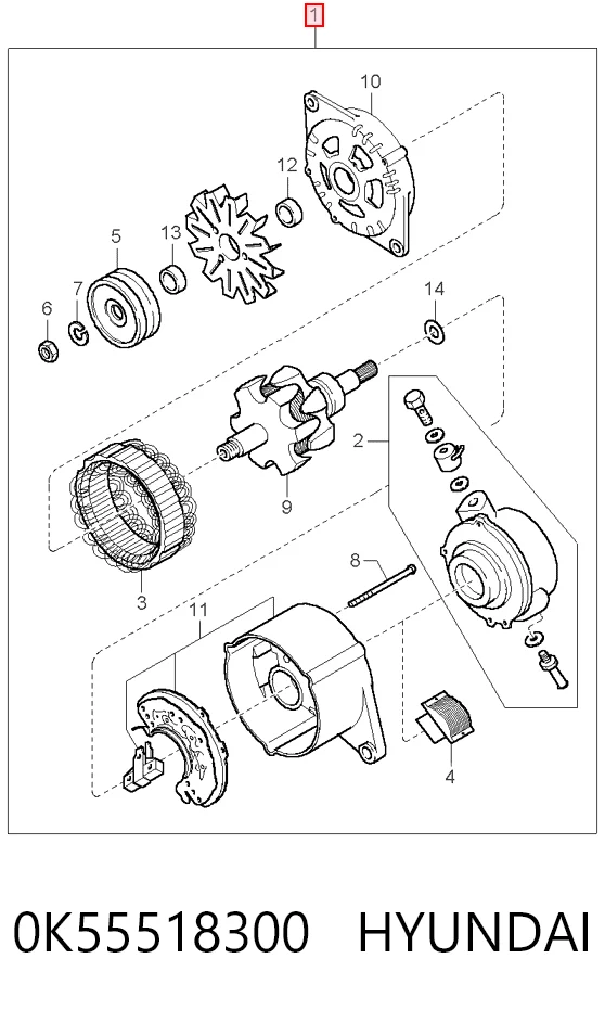 0K55518300 Hyundai/Kia