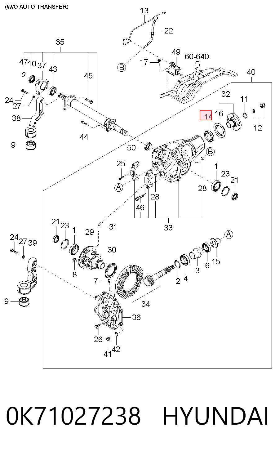 0K71027238 Hyundai/Kia