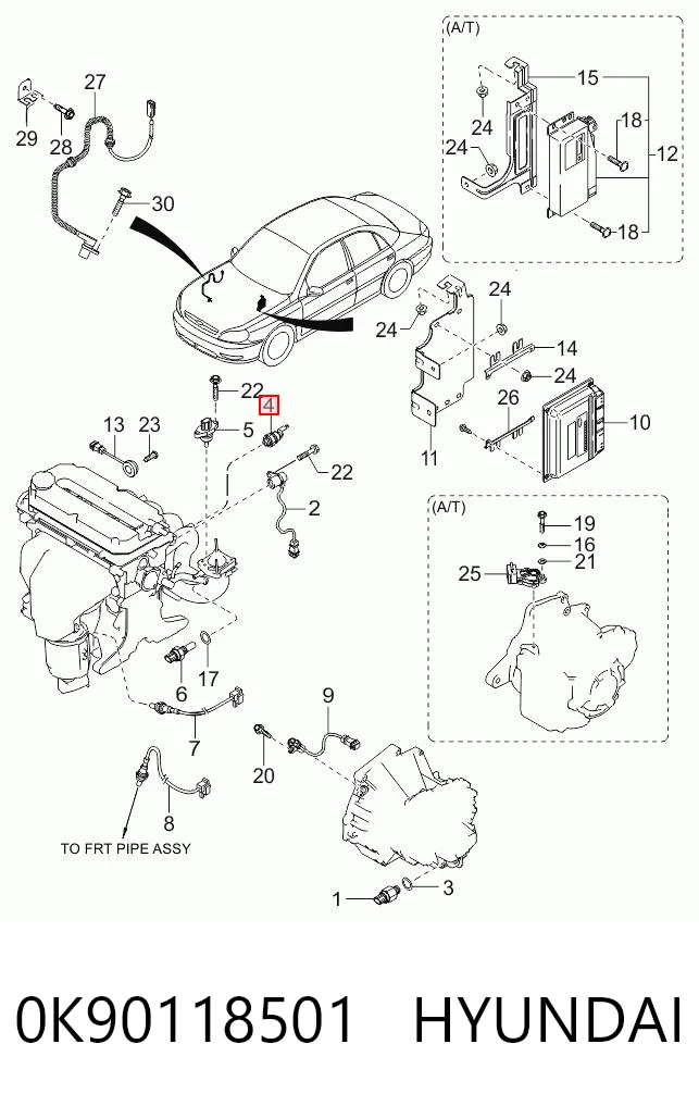 0K90118501 Hyundai/Kia