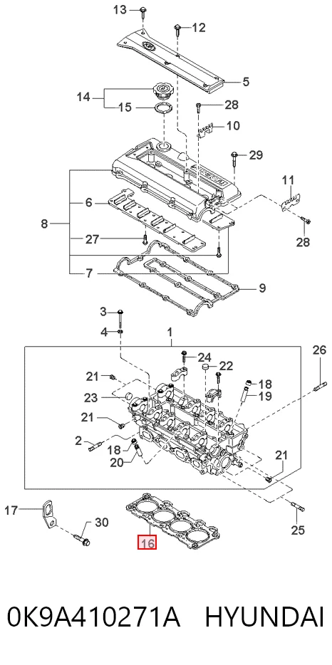 0K9A410271A Hyundai/Kia