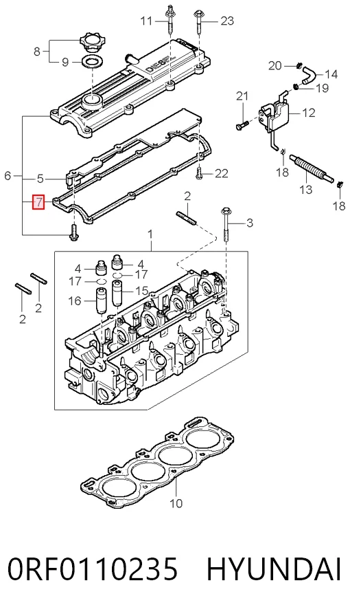 0RF0110235 Hyundai/Kia